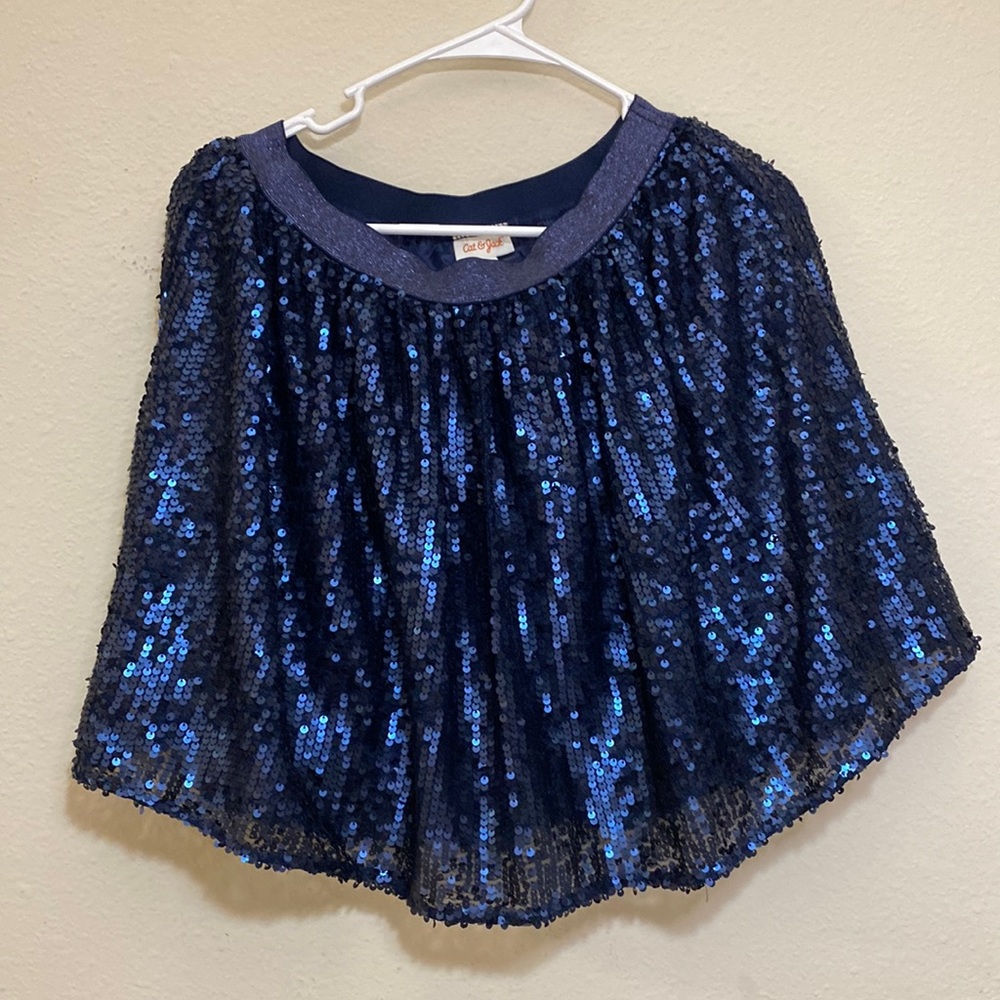 Blue sequin skirt by Cat&Jack